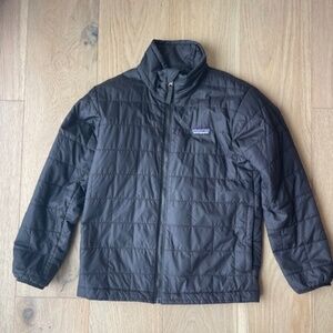 Patagonia Kids Nano Puff Jacket - Size Small (7-8) Black